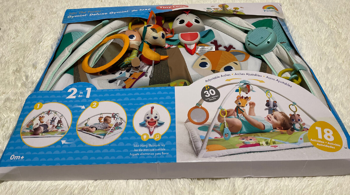 Развивающий коврик для детей. Упаковка.