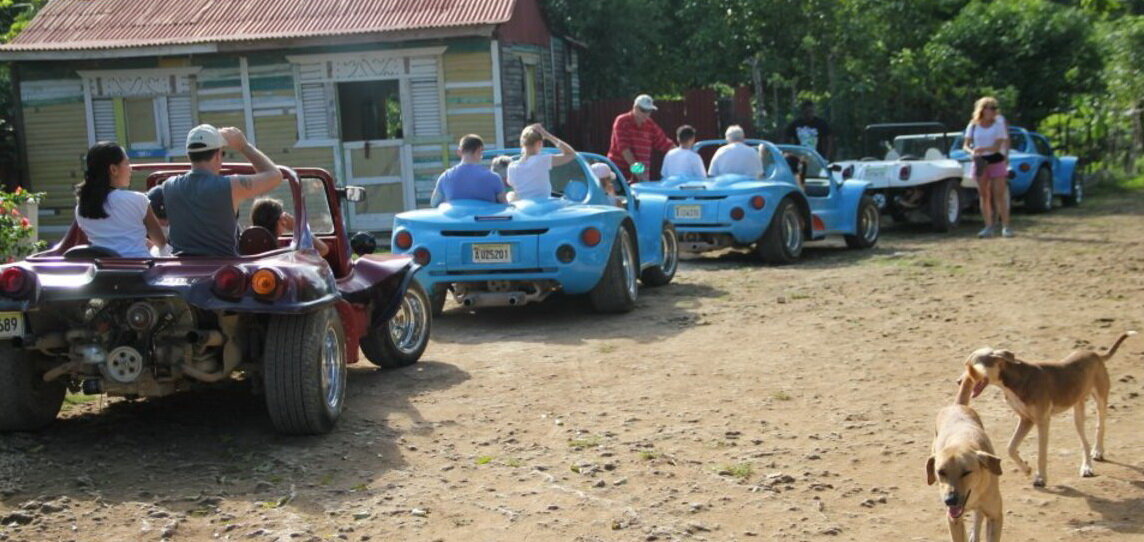 Очередной привал в туре на багги в Доминикане