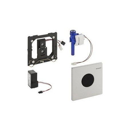 Привод бесконтактного смыва Geberit HyTronic Mambo для писсуара, работа от сети. Стоимость – от 33 000 руб.