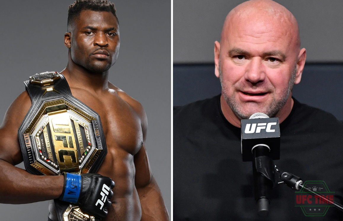 Френсис Нганну и Дана Уайт