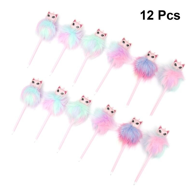 Ручки с пушистиками для девочек