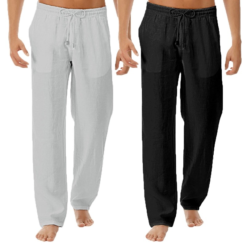 Льняные брюки мужские