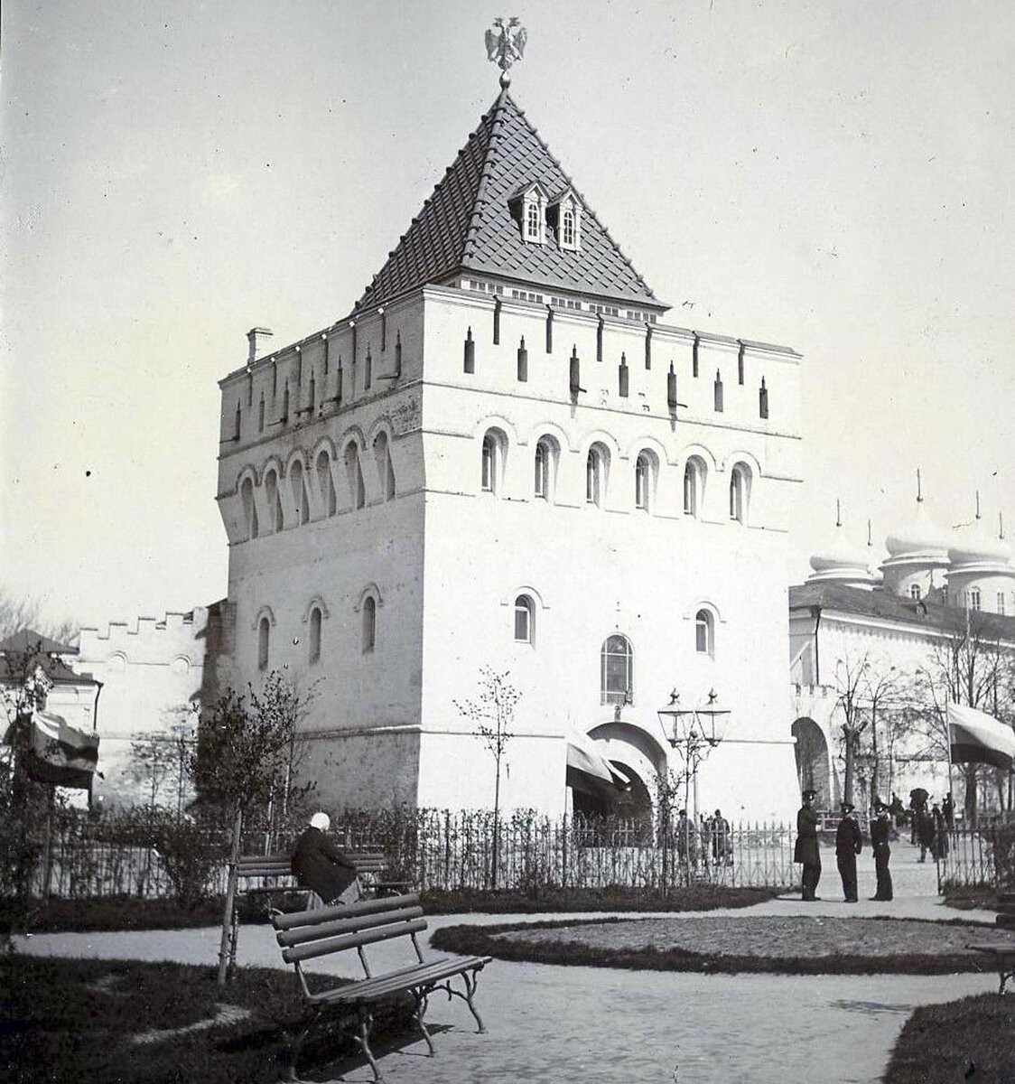 Дмитриевская башня Нижегородского кремля, 1910 год