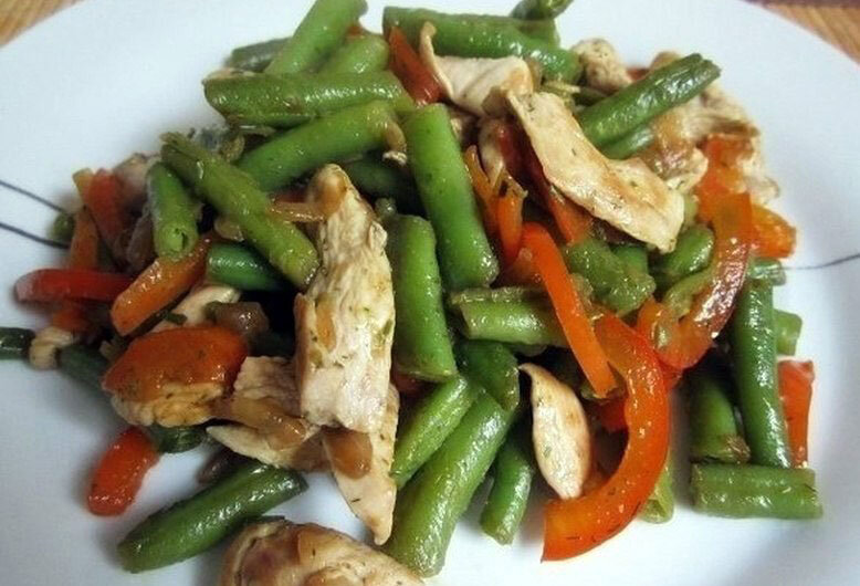 Как отдельное блюдо или тёплый салат.