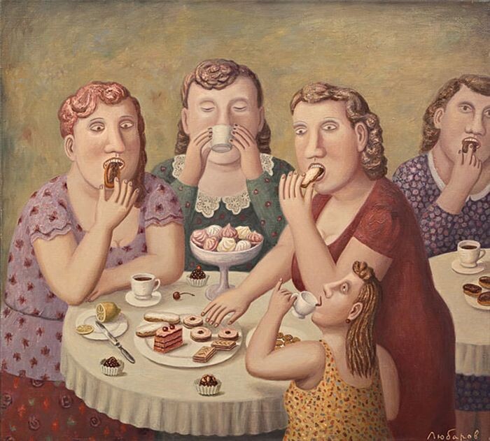 “Десерт”. © Художник Владимир Любаров. Перемилово. Владимирская область.