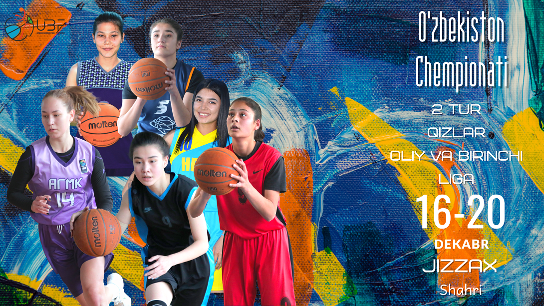 С 16 декабря по 20 декабря 2021г. в городе Джизак прошол 2 тур Чемпионата Узбекистана по баскетболу среди женских команд высшей и первой лиги.