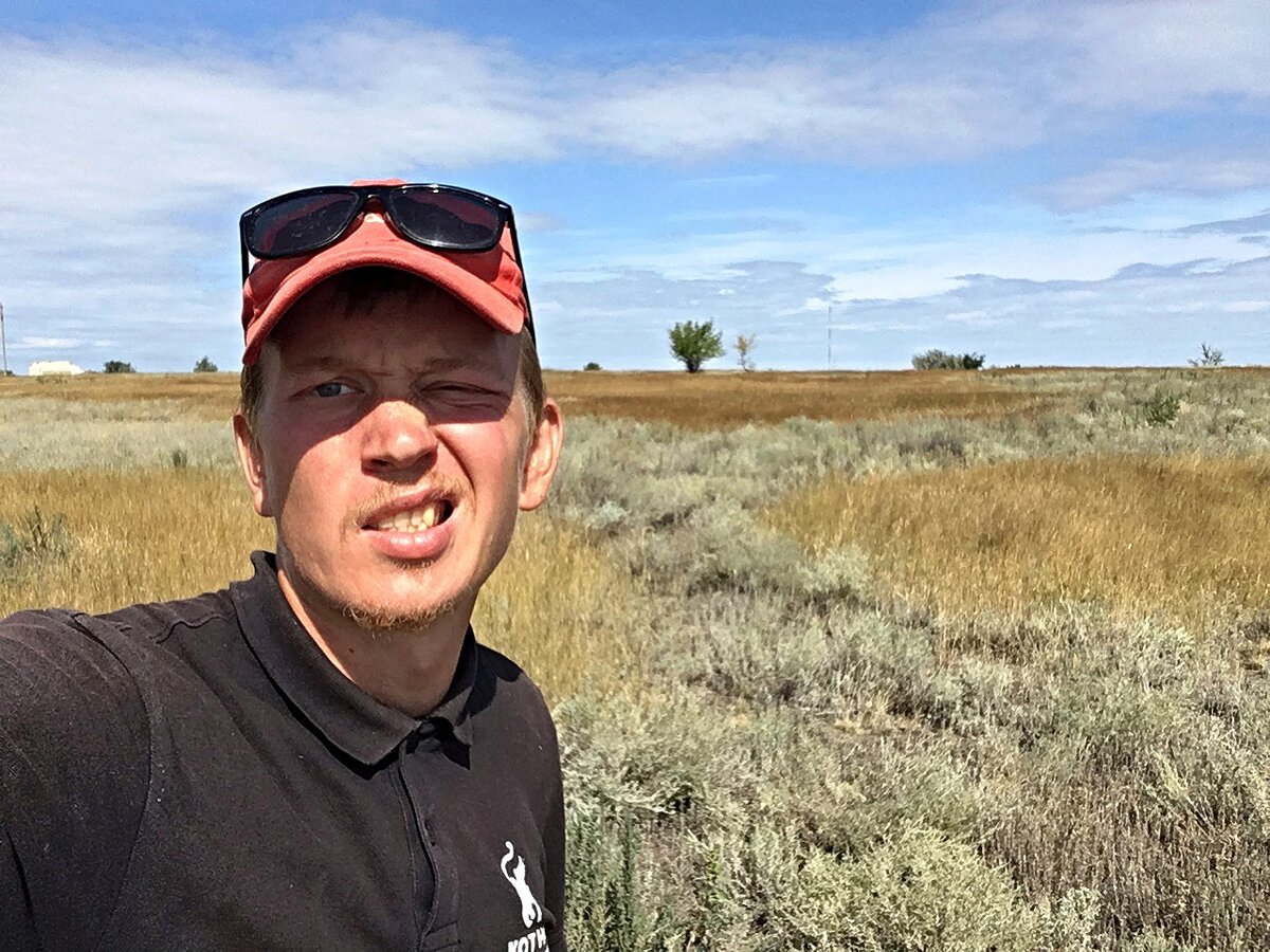 Примерно так лицо человека из центральной России искажается после глотка степной воды😂 Фото автора 