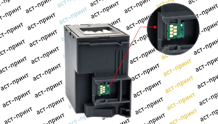Бокс обслуживания (памперс, абсорбер) C9344 для EPSON XP 3100, XP 3105, XP 4100, XP 4105, WF 2830, WF 2860, WF 2850 с чипом совместимый 