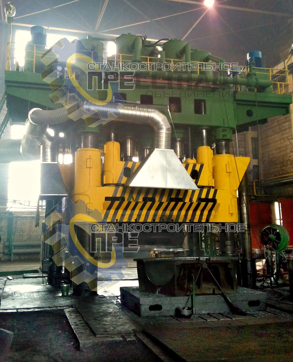 Нами был проведен капитальный ремонт и модернизация пресса П236 ус. 1600 тонн (16000 кН).