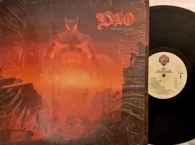 Американский выпуск альбома Dio "The Last in Line", 1984 г.