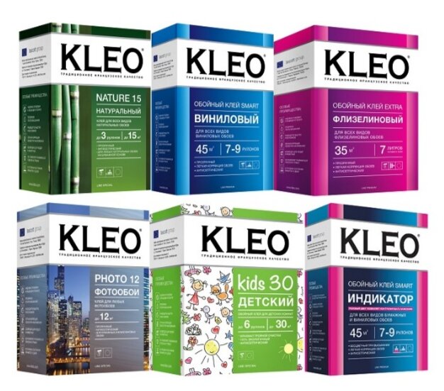 Обойный клей производителя KLEO