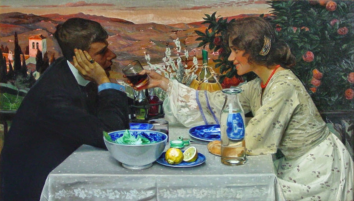 Spring in Italy, 1901
