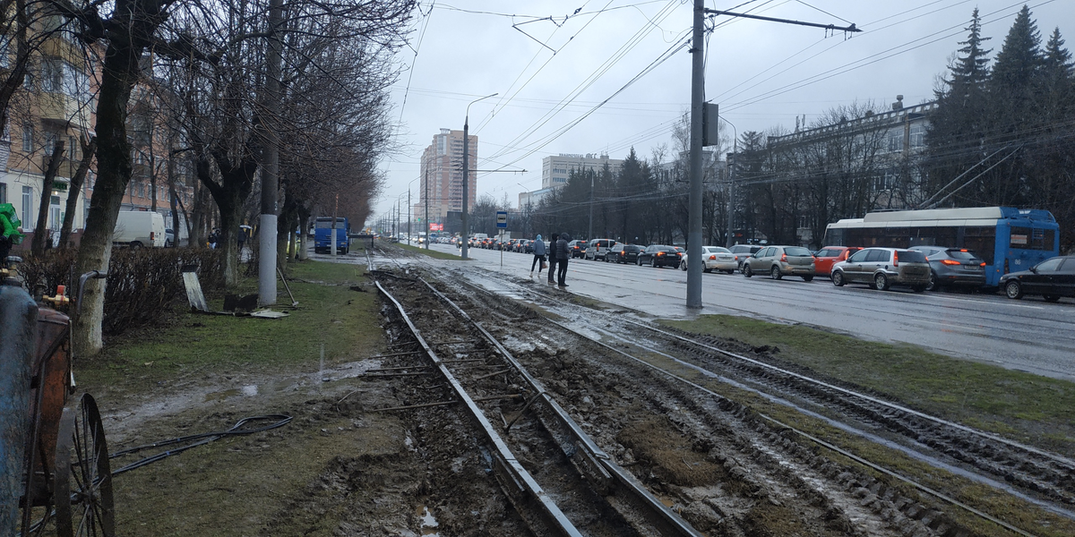 Демонтаж путей в районе быткомбината, фото Андрей С.