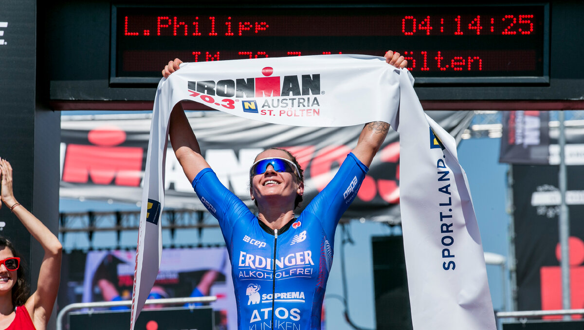 Laura Philipp. Ironman 70.3 St.Polten 