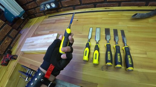 Наборы от dewalt и Stanley, какие стамески лучше