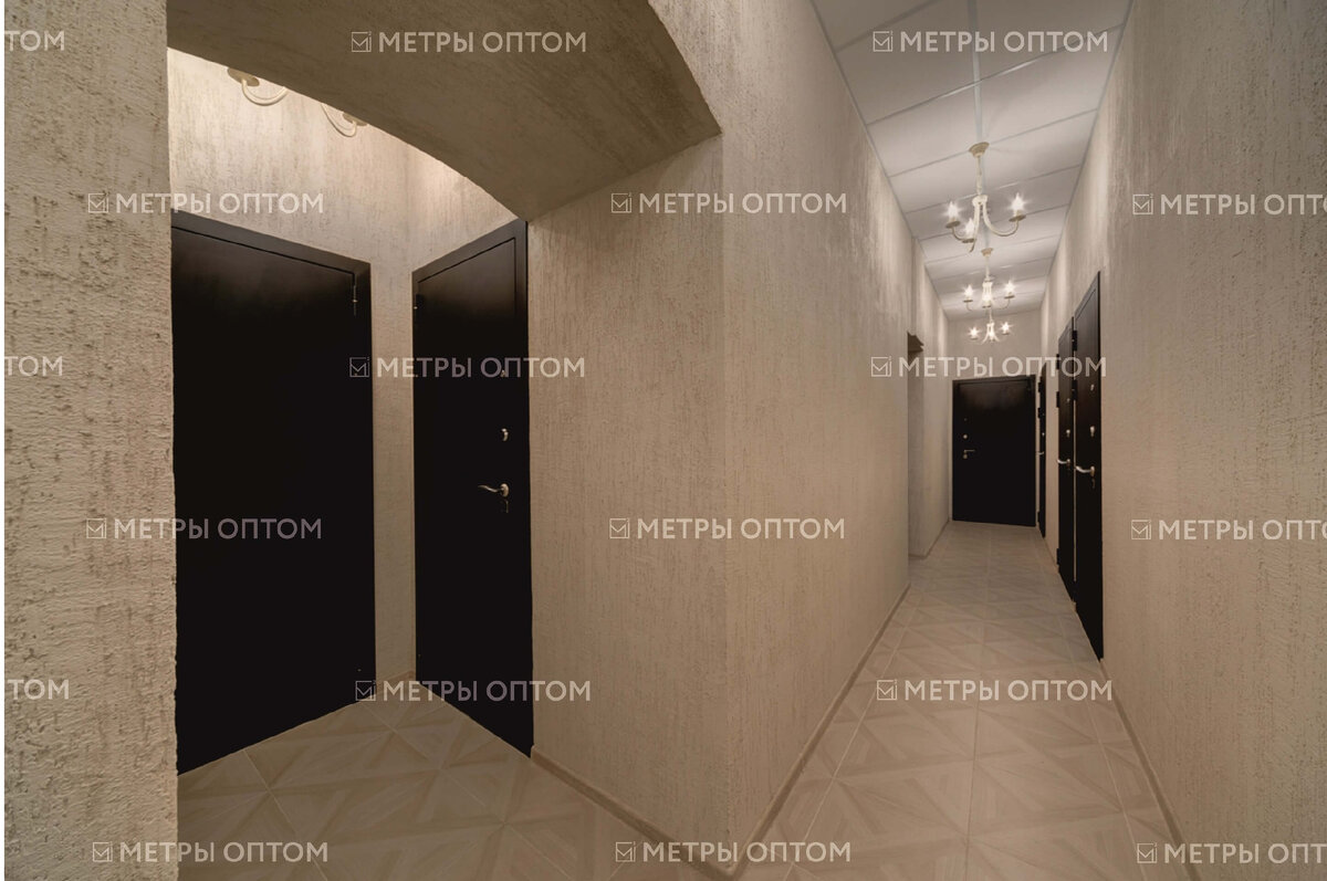 Общий коридор в квартира-студиях с перепланировкой в старом фонде