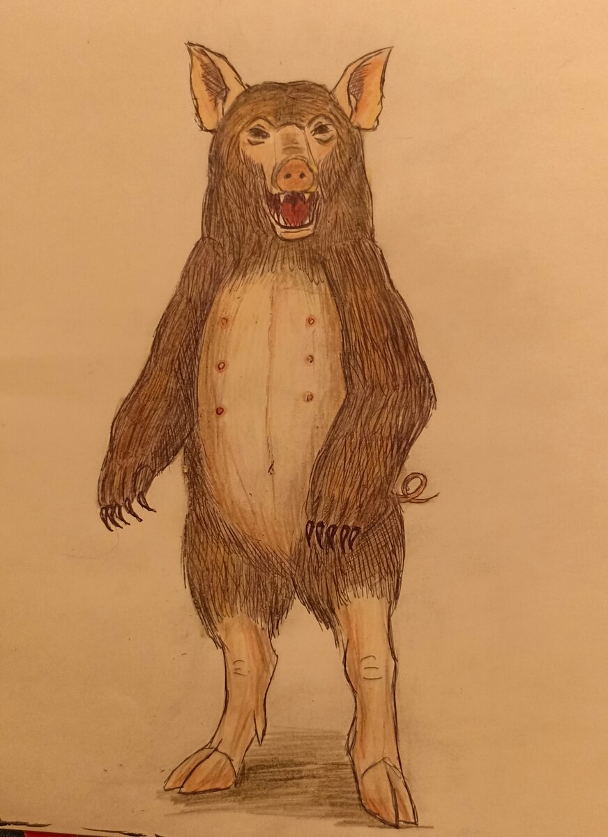 Грозный хищник лесов (иллюстратор: Оксана Рерих) 