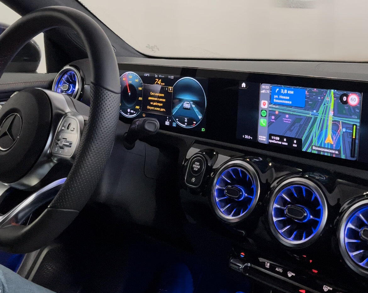 Apple CarPlay в Mercedes-Benz