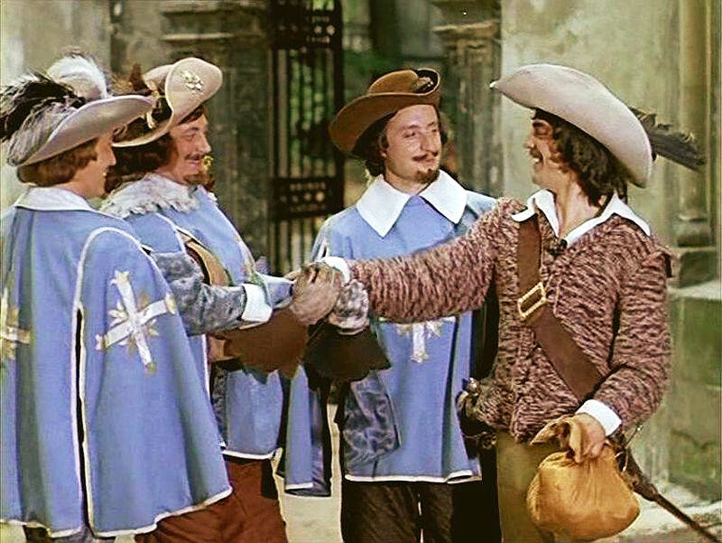 Кадр из т/ф "Д'Артаньян и три мушкетера", 1978 г., реж. Г. Юнгвальд-Хилькевич