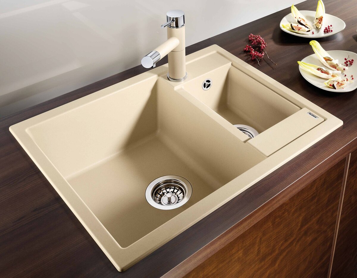 Кухонная мойка из композитного акрилового камня