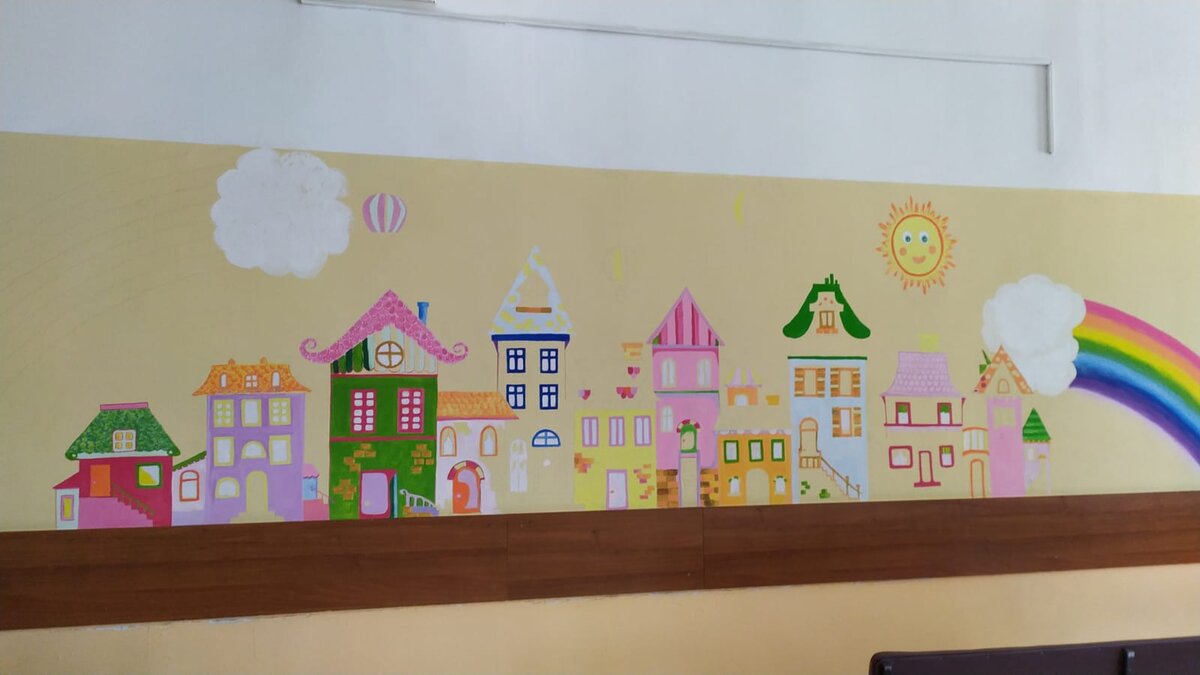 Школьная стена ждет учеников 1 сентября