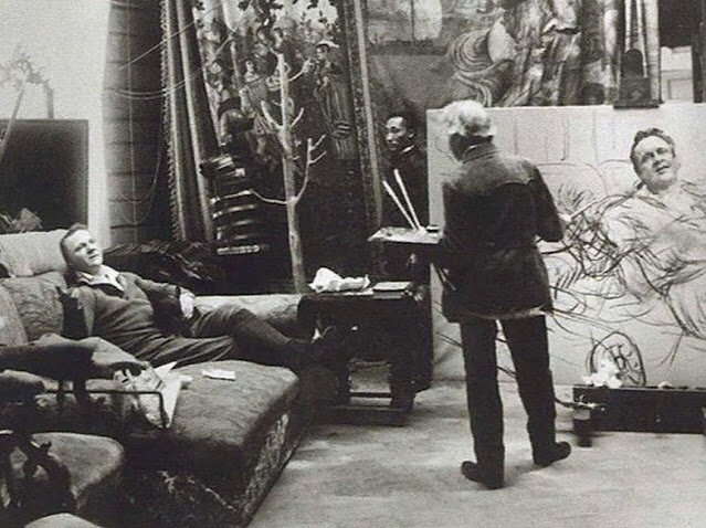 Федор Шаляпин в мастерской Ильи Репина 