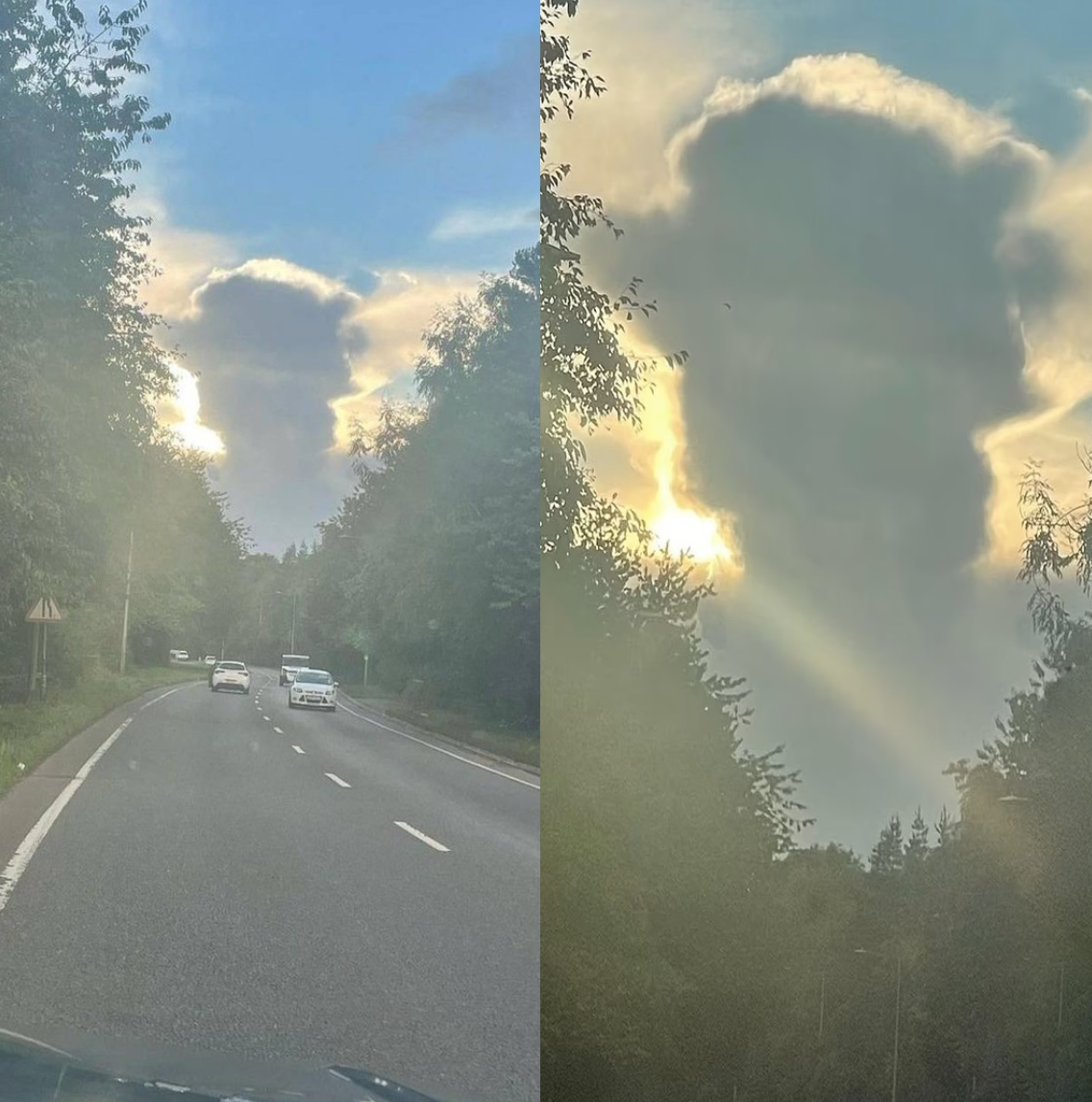 Фронтальные облака. Бегущие по небу облака. Тучи. Облака над городом. Тучи быстро уплывали вдаль.