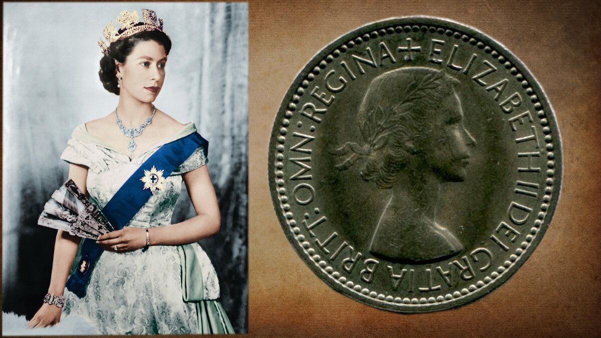 Великобритания 1 шиллинг 1953