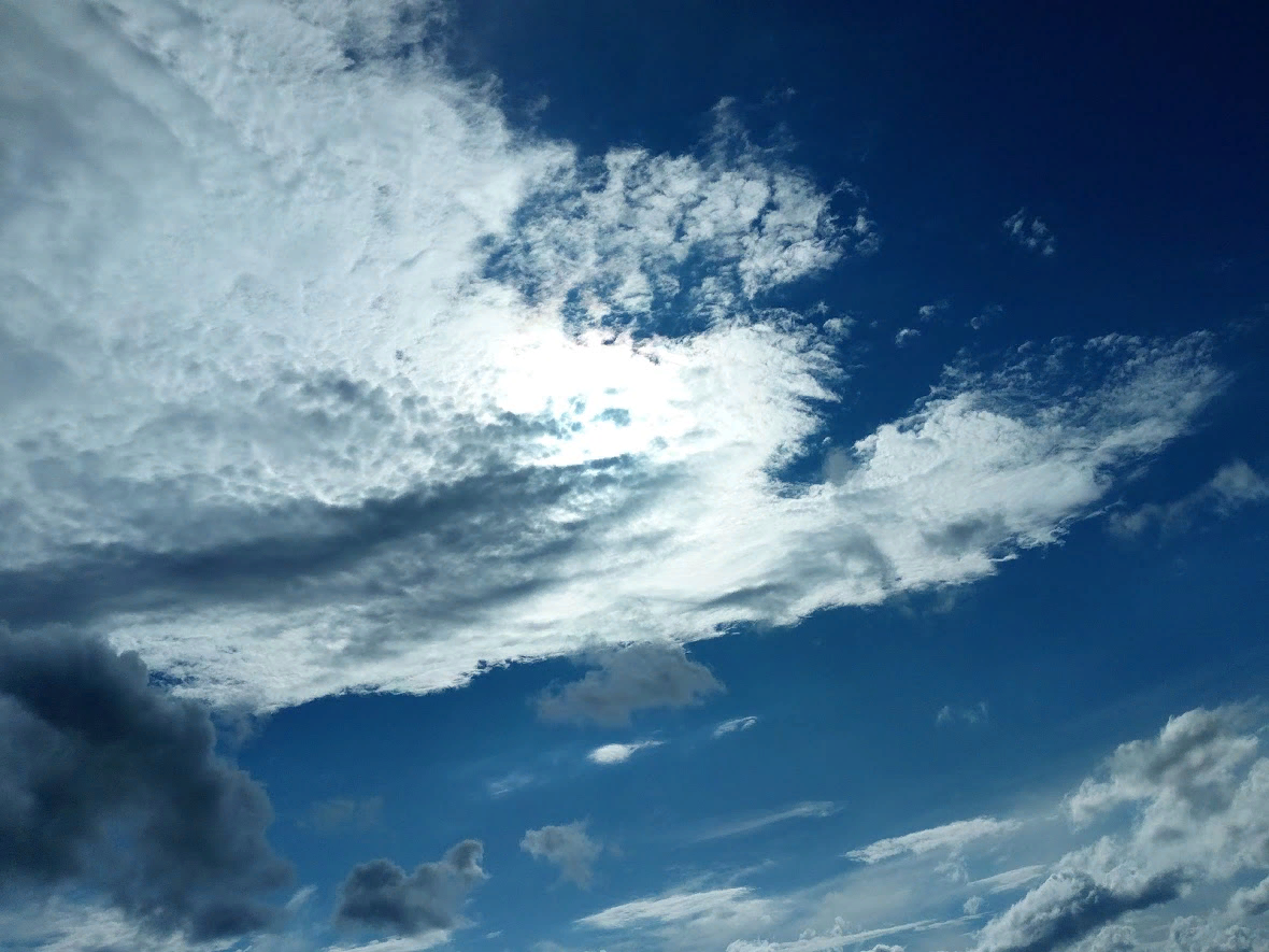 Фото автора. Небо в полях