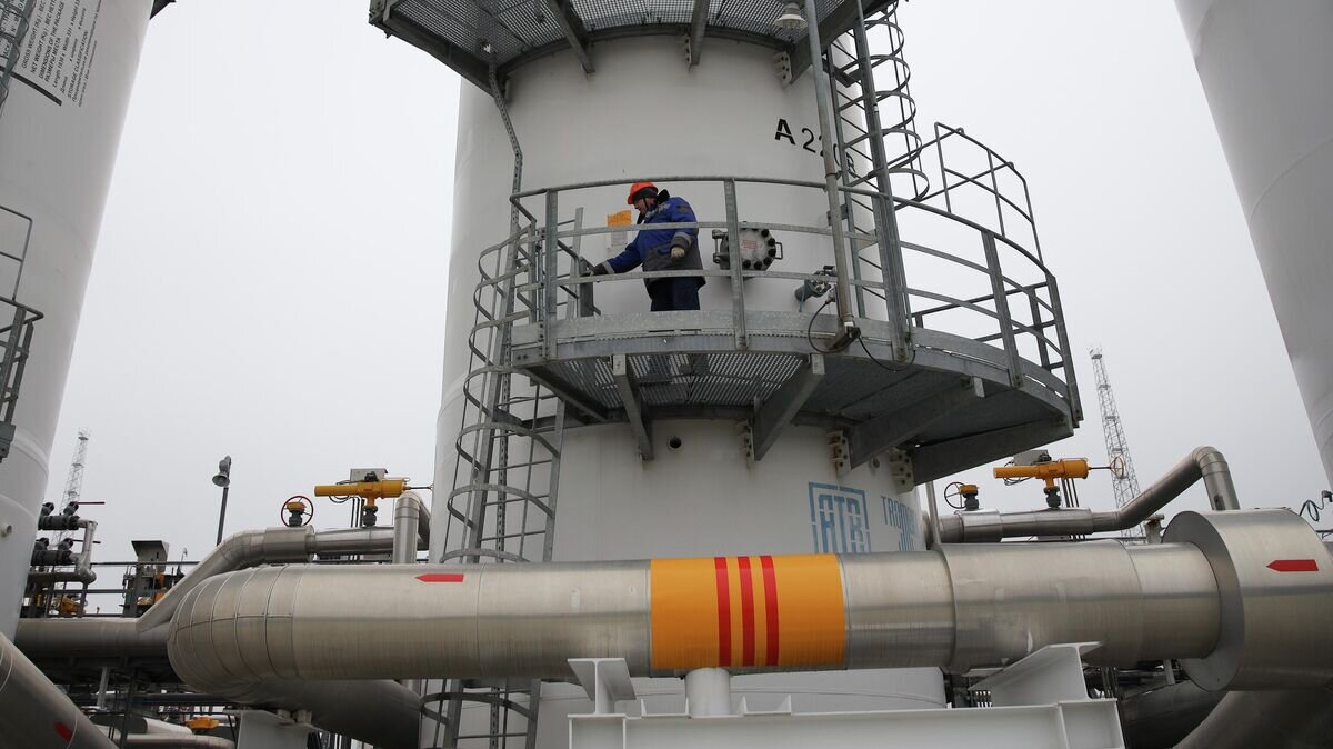    Компрессорная станция "Казачья"© РИА Новости / Виталий Тимкив