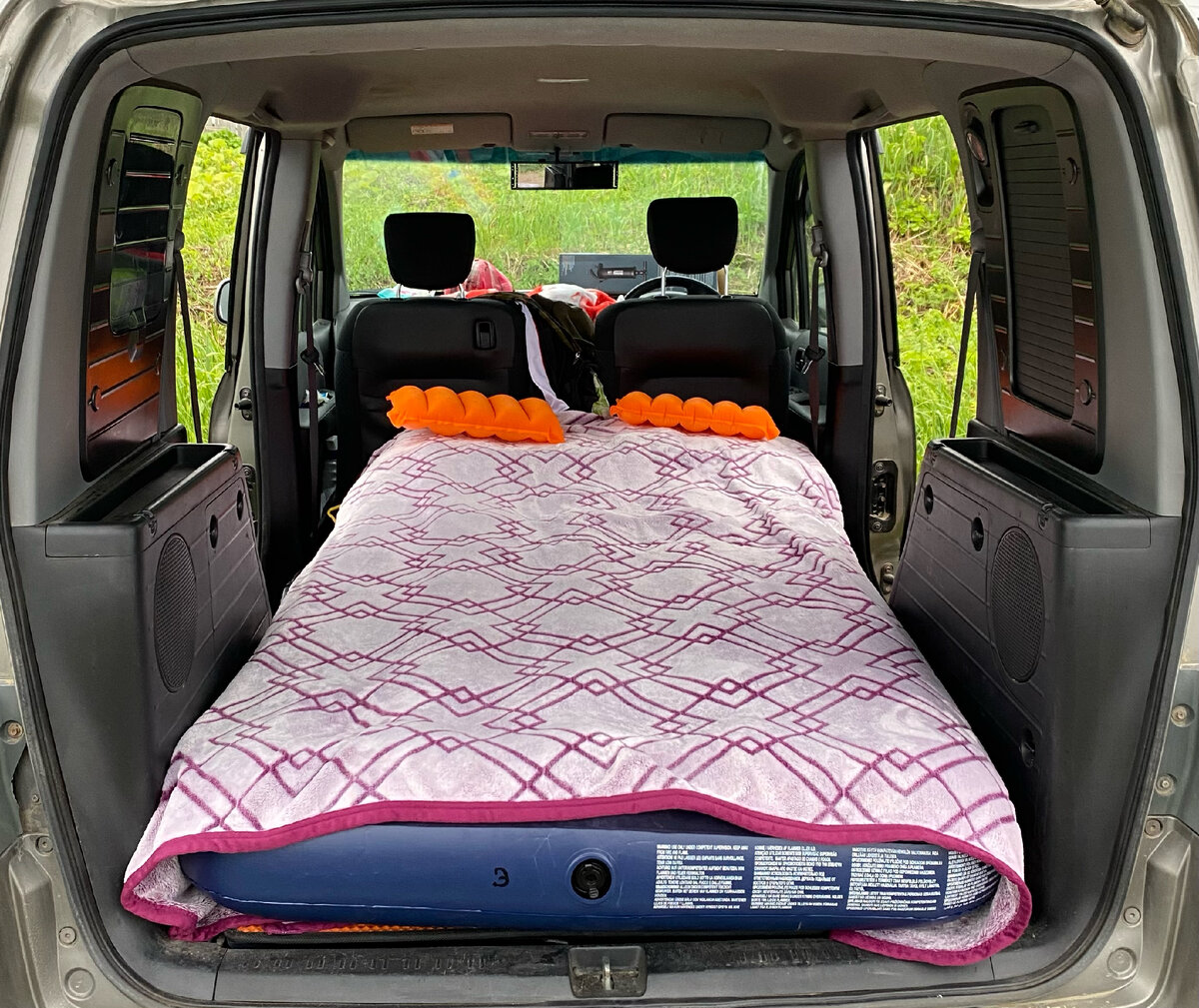 Надувная кровать в микроавтобус