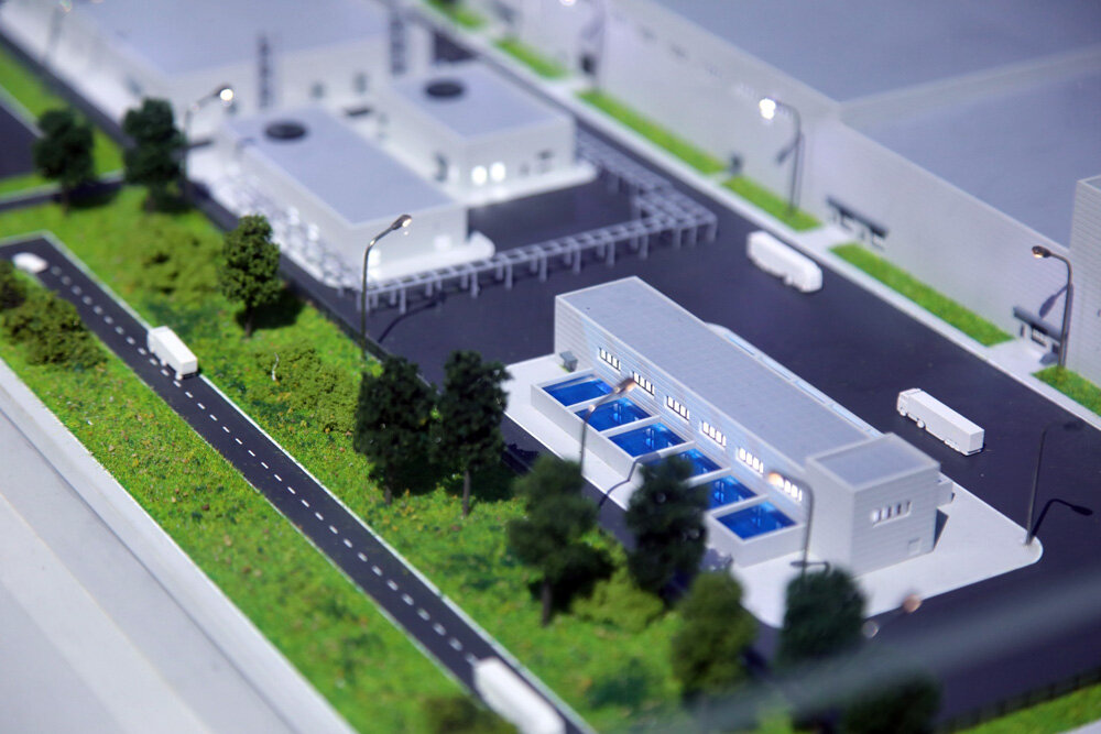    Макет будущего производства. Фото: Фото предоставлено пресс-службой