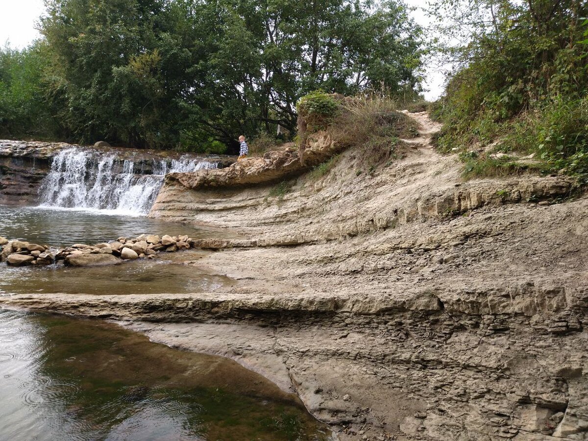 Водопад Бурхун в Баракаевской.