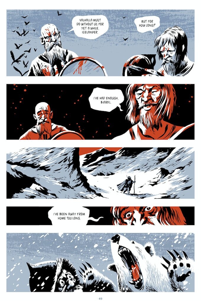 "Вальхалла может и подождать", - говорят главному герою. Но ему не терпится вернуться домой...