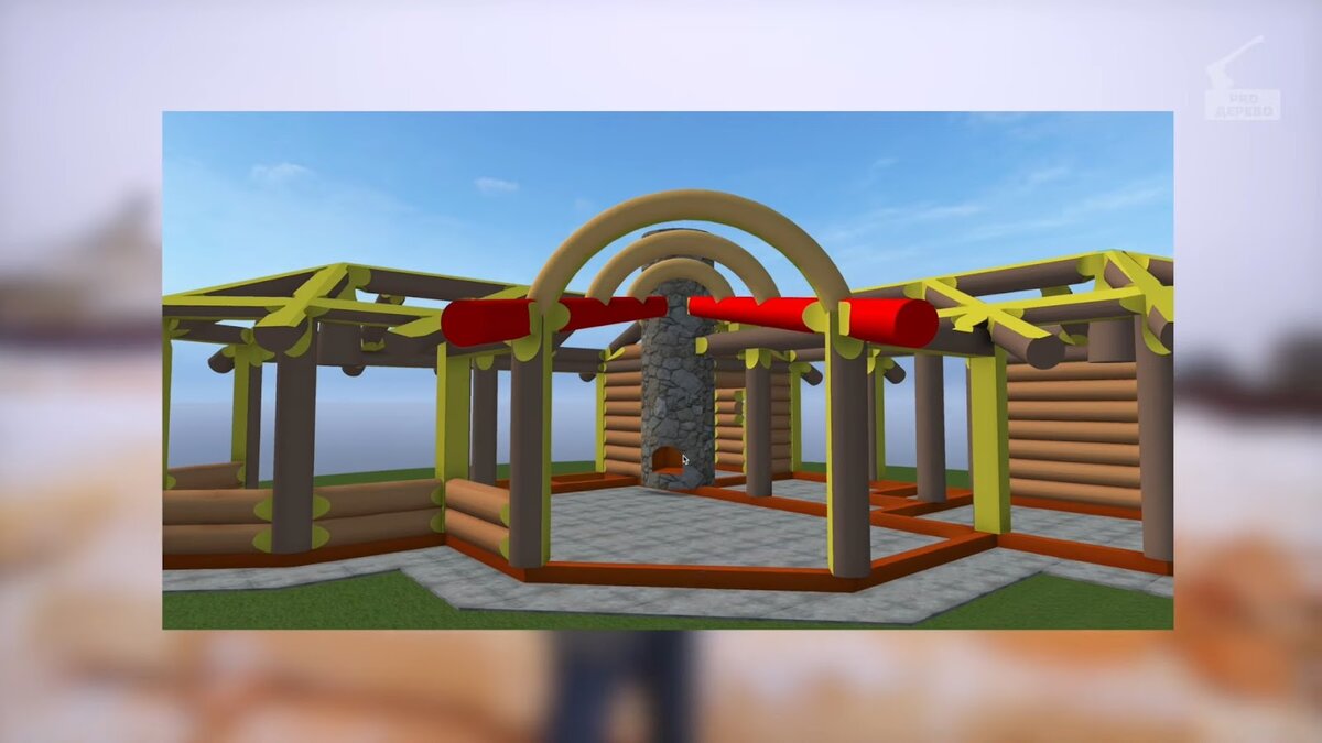 3d-проект бани