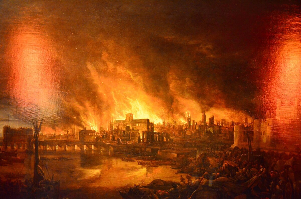 лондон пожар