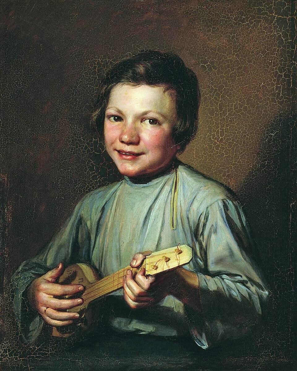 П. Заболотский «Мальчик с балалайкой» (1835г)
