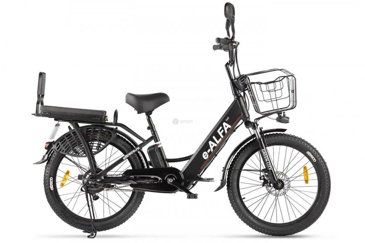 Электрофэтбайк GREEN CITY e-ALFA Fat 2020