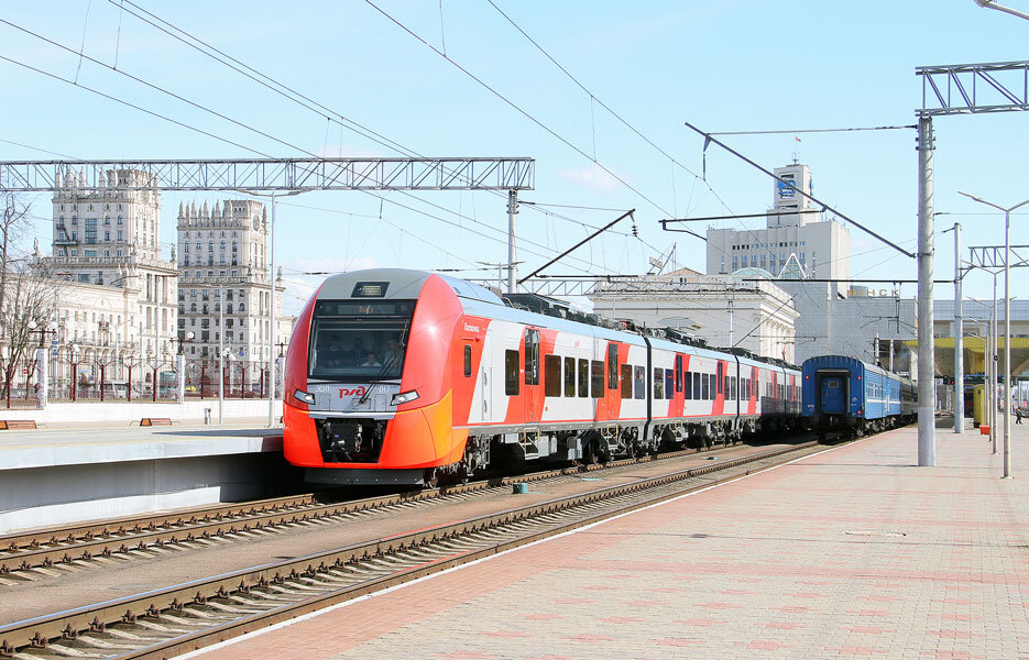 Между Минском и Москвой запустили скоростной поезд "Ласточка". Фото: белорусская железная дорога