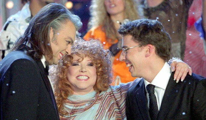 Филипп Киркоров, Алла Пугачева и Максим Галкин. Фото: Maxim Burlak/Russian Look/www.globallookpress.com