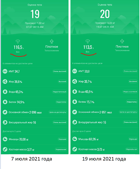 Если к началу августа дойду до психологической отметки в 110 кг, будет очень приятно. А не дойду - значит, это будет на неделю-другую позже.