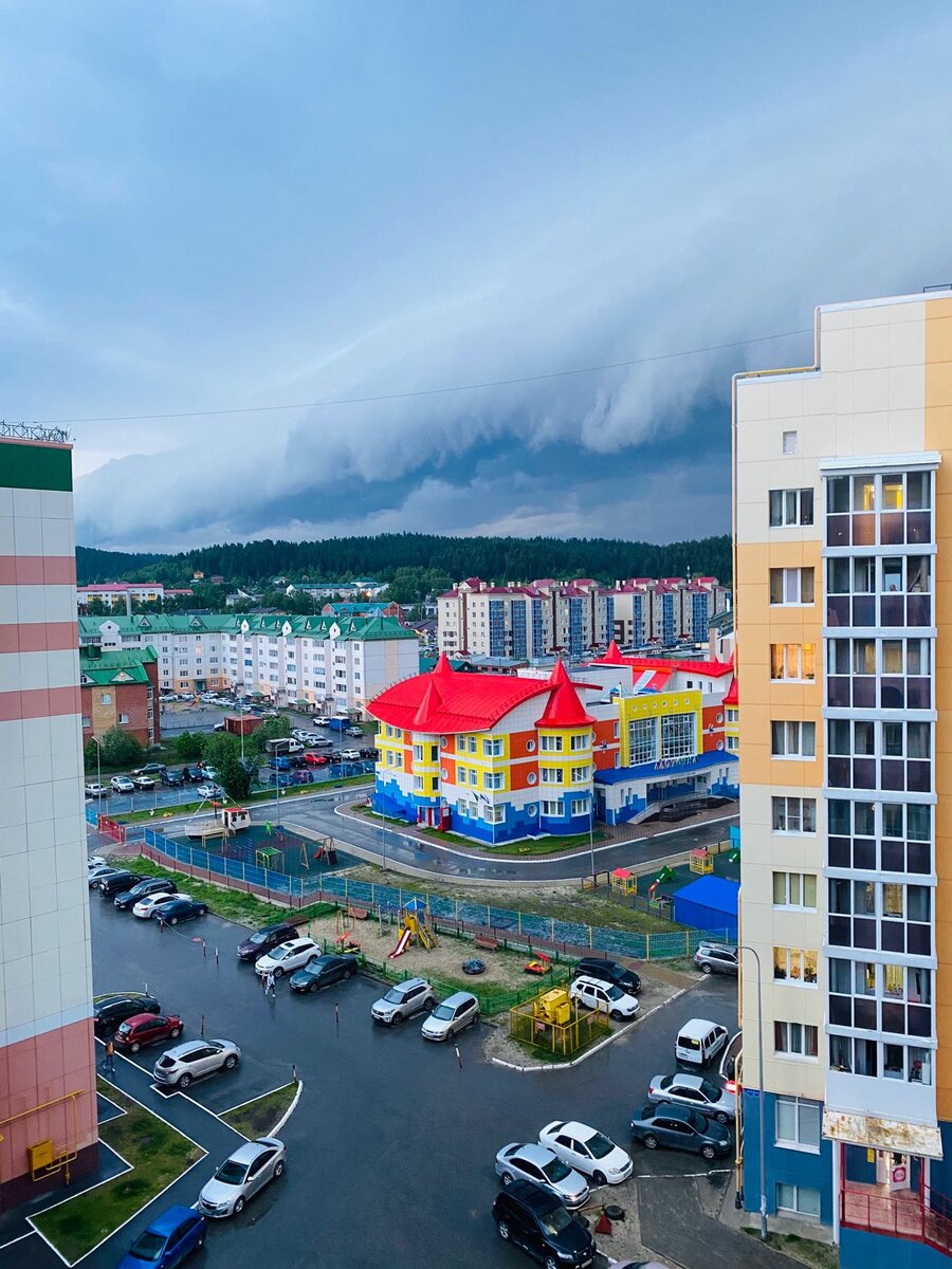 вид из окна квартиры Андрея