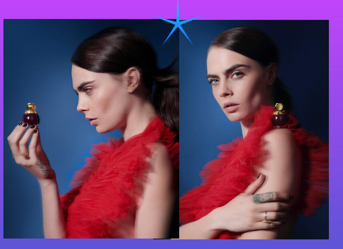 Кара Делевинь в новом образе от Дома Диор