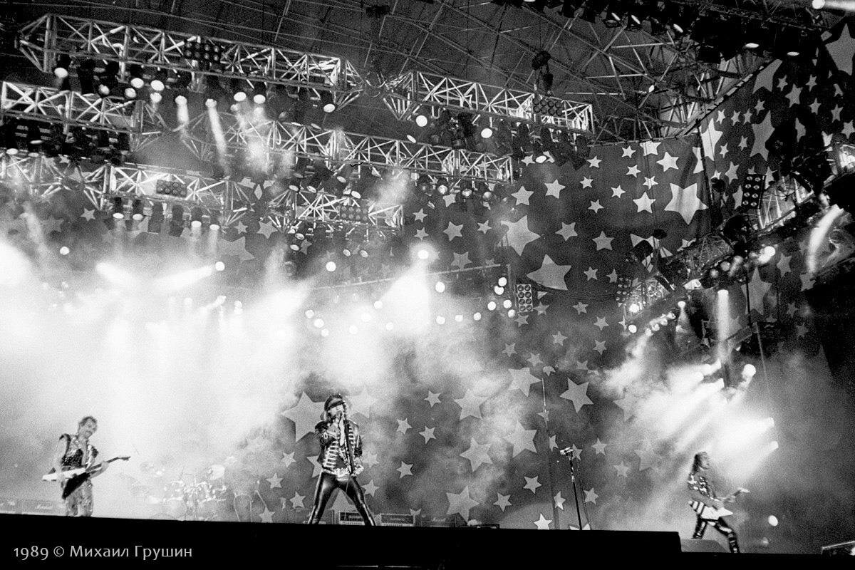 Группа Scorpions на сцене Московского Музыкального Фестиваля Мира
