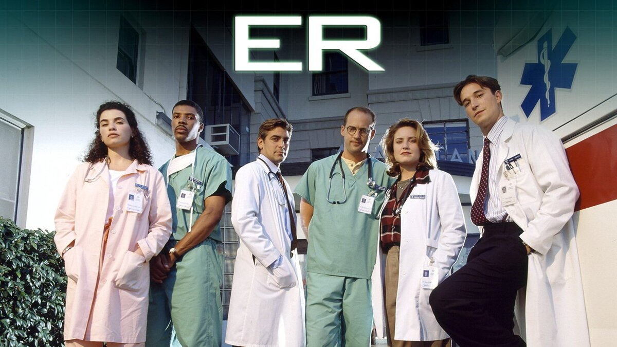 Сериал "ER" ("Скорая помощь") первый состав, сезон вышел в 1994 году
