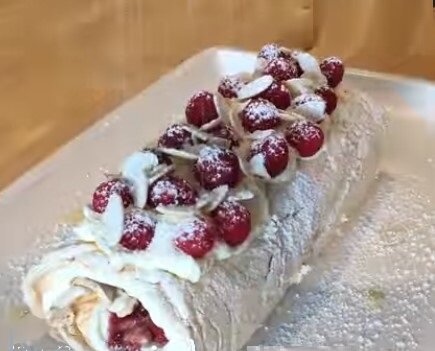 Меренговый рулет