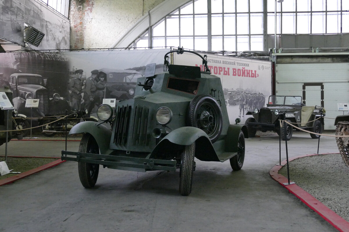 Бронемашина Д-12 на выставке "Моторы Войны".