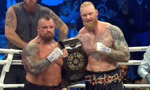 Хафтор Бьёрнссон победил в «Самом тяжёлом боксёрском поединке в истории» против Эдди Холла