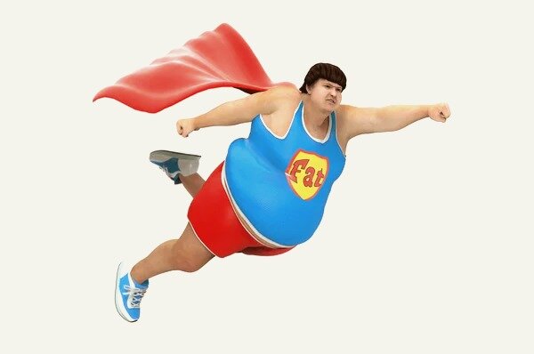 Толстый супермен картинки