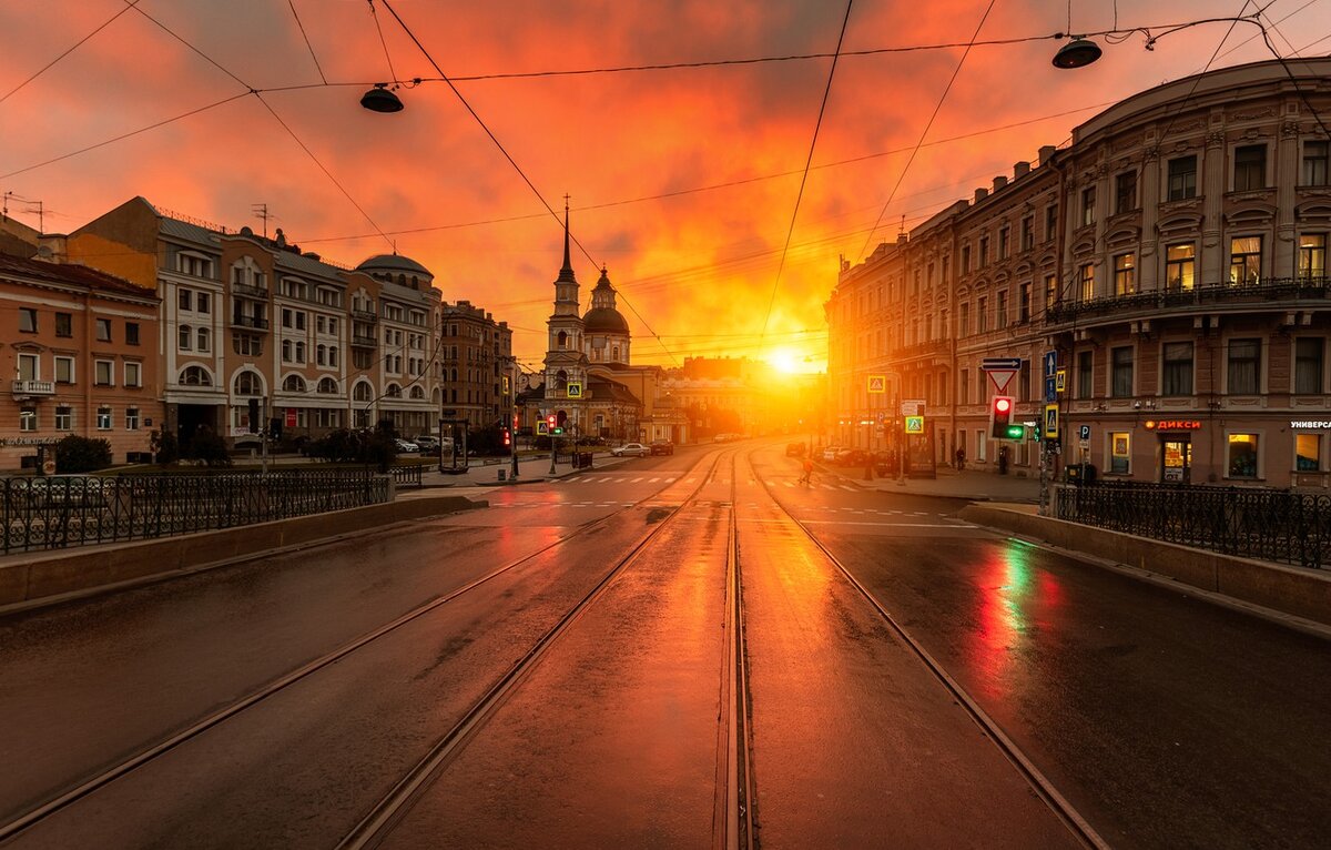 Рассвет в Питере